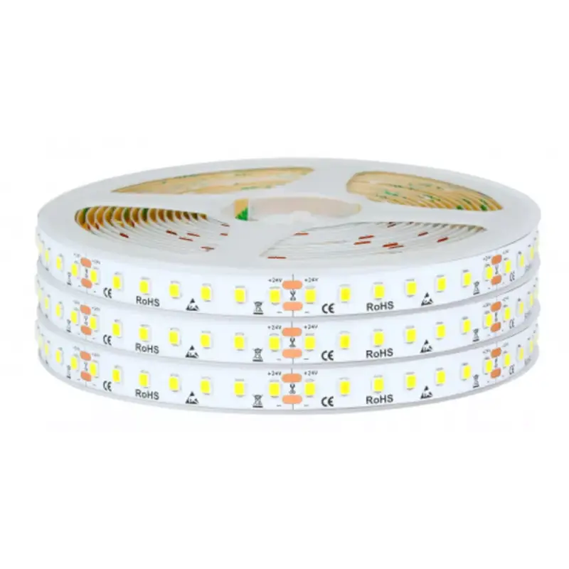 Outlet MARATHON LED szalag , áramgenerátoros IC-vel , 24 Volt DC , 2835 , 126 led/m , 11 W/m , hideg fehér , 140 lm/W , IP65