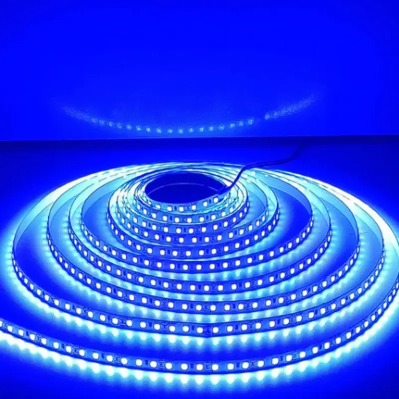 Expressz szállítás LED szalag , PRO Series , 2835 , 128 led/m , 9 Watt/m , kék , 5 év garancia , IP65