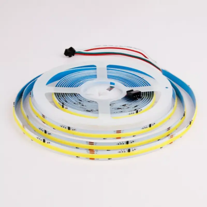 Digitális LED szalag , futófény , hideg fehér , 24V , COB , DOTLESS , 360 LED/m , 14 W/m , Miboxer , SPI1N01C Gyors szállítás