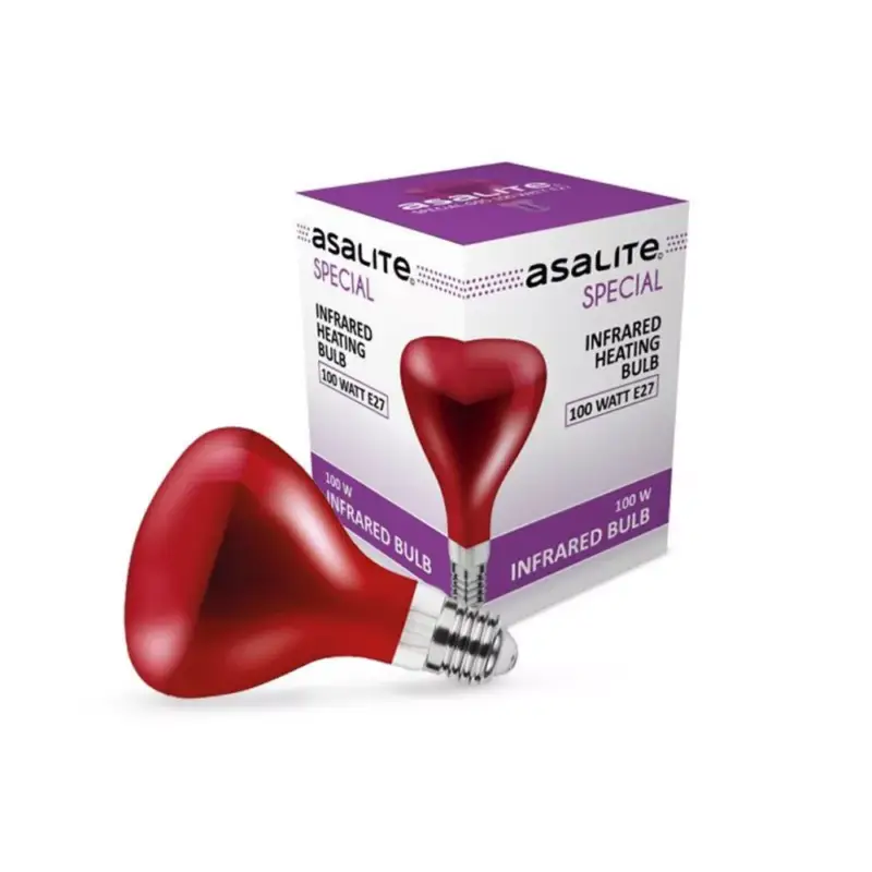 Asalite Infra Izzó Piros G95 E27 100W Akció