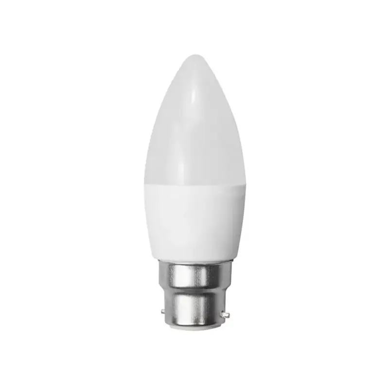 Vedd meg online LED gyertya c35 B22 szabályozható, 6W, 2700K, meleg fehér, dimmelhető, 480 lm, fehér, Optonica, 1953