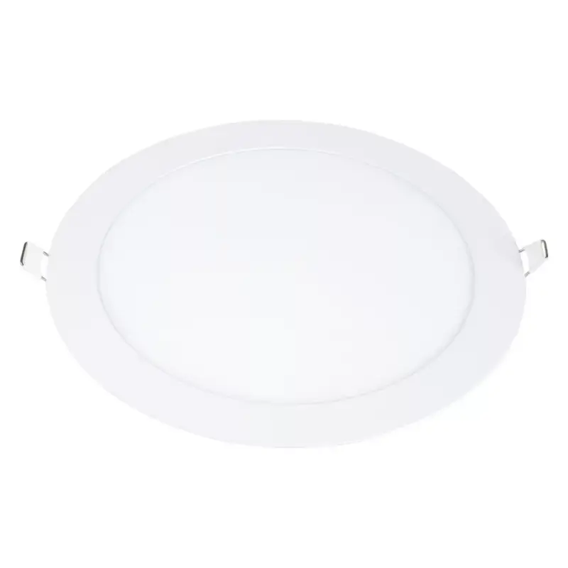 LED mini panel kerek, valódi színű vonal, 18W, 2700K, meleg fehér, 1500 lm, fehér, Optonica, 2610 Prémium