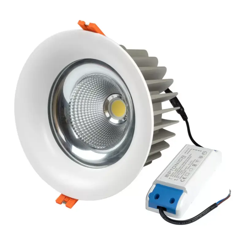 Ne maradj le LED spotlámpa cob tuv szabad, 40W, 6000K, hideg fehér, 4000 lm, fehér, Optonica, 3260