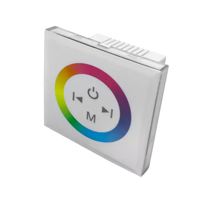 Bestseller LED RGB szenzoros fényerőszabályzó, falra szerelhető, fehér, Optonica, 6319