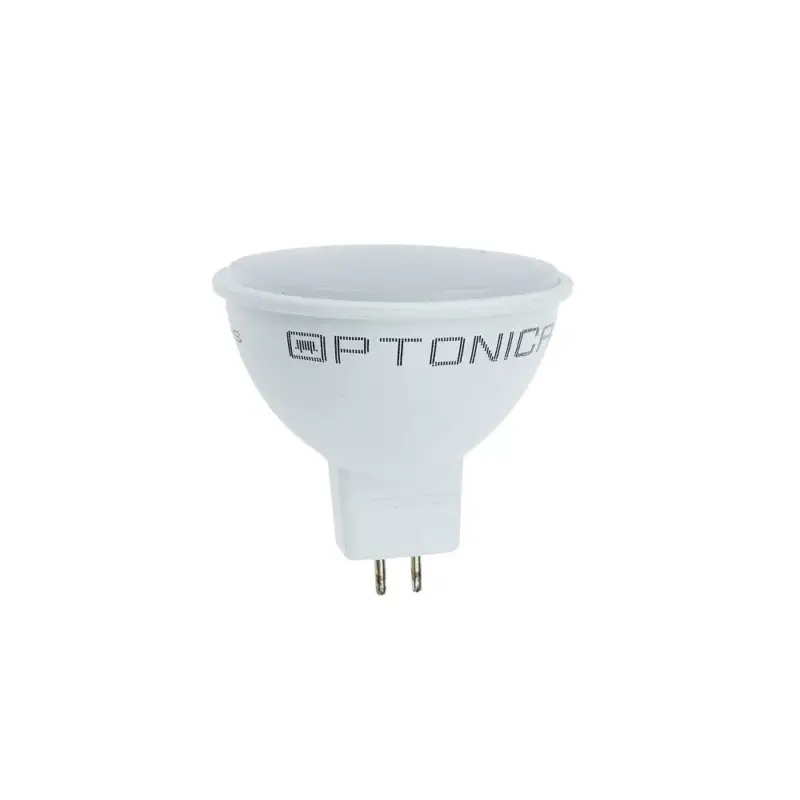 Szuper akció LED spotlámpa MR16 110° 5 év garancia, 7W, 6000K, hideg fehér, 600 lm, fehér, Optonica, 1764