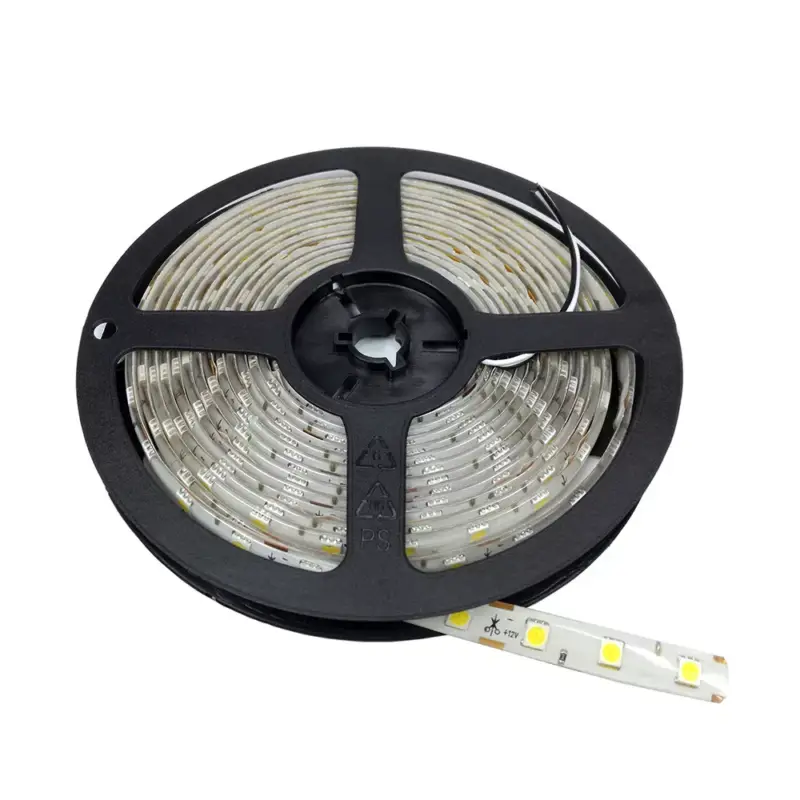 LED szalag 5050 vízálló professzionális kiadás, 7,2W, 4500K, természetes fehér, dimmelhető, 500 lm, IP54, Optonica, 4811 Biztonságos fizetés