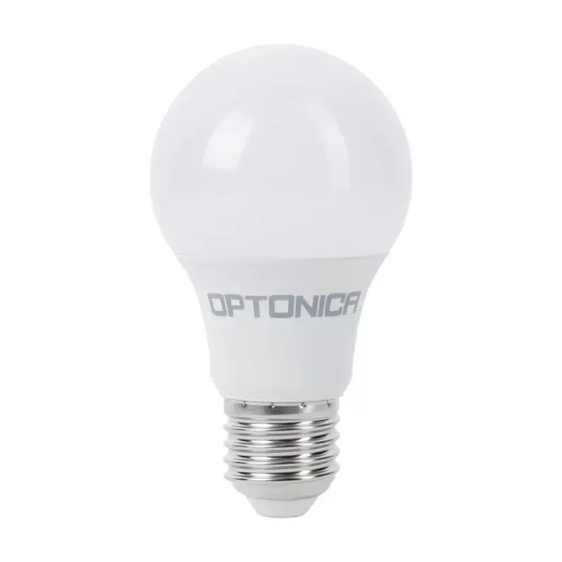 Outlet LED izzó E27 a60, 8,5W, 2700K, meleg fehér, 806 lm, Optonica, 1353
