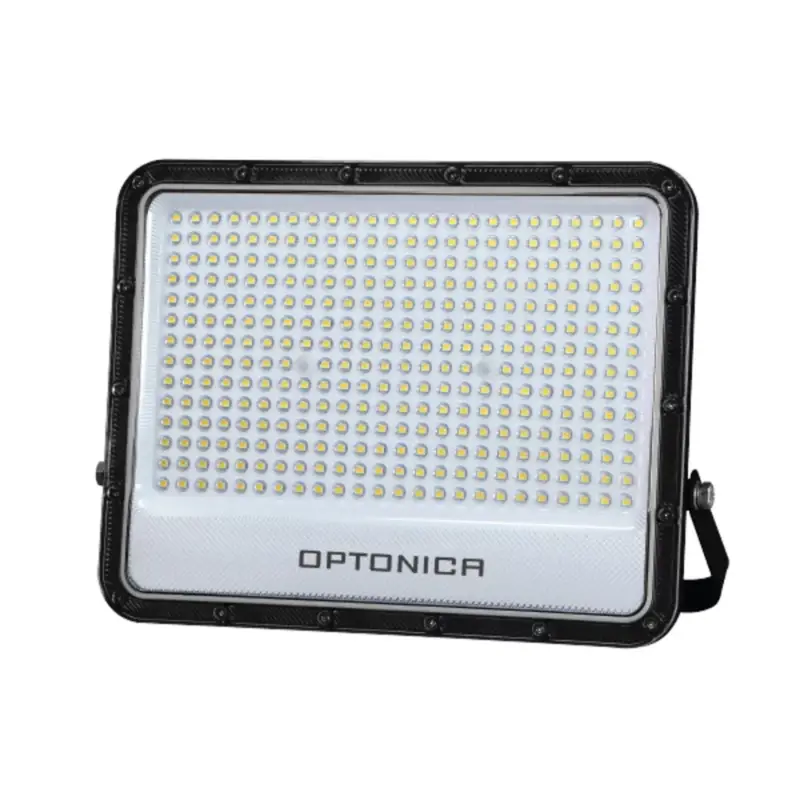 LED smd reflektor feketetel, IP65 - LUMILEDS chip, 200W, 4000K, természetes fehér, 28000 lm, Optonica, 15892 Akció