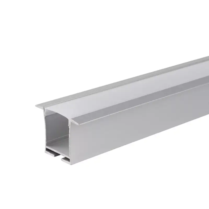 Alumínium profil LED szalaghoz 36x28mm, ezüst/fehér fedő, 2 méter, Optonica, 5130 Szezonális akció