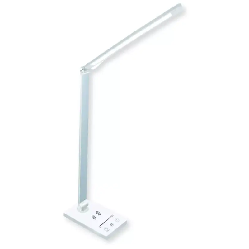 Asztali lámpa, vezeték nélküli töltés, fehér, CCT, 5w, dimmelhető, 250 lm, Optonica, 262 Outlet