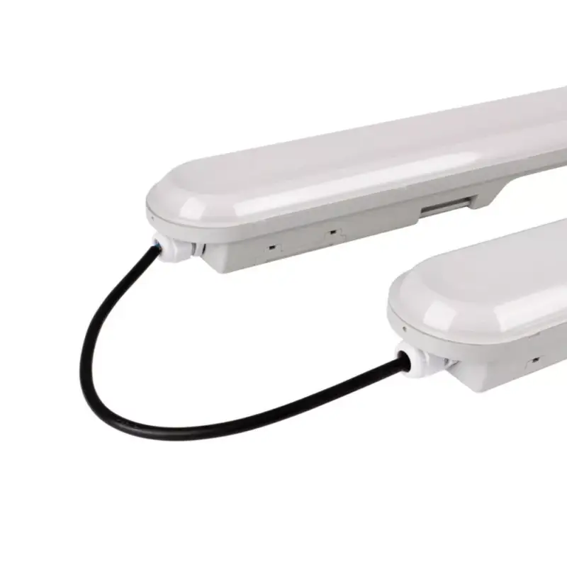 LED vízálló világítástest IP65 120cm 40w 6000k - összeköthető, hideg fehér, 5600 lm, szürke/fehér, Optonica, 16713 Csak ma