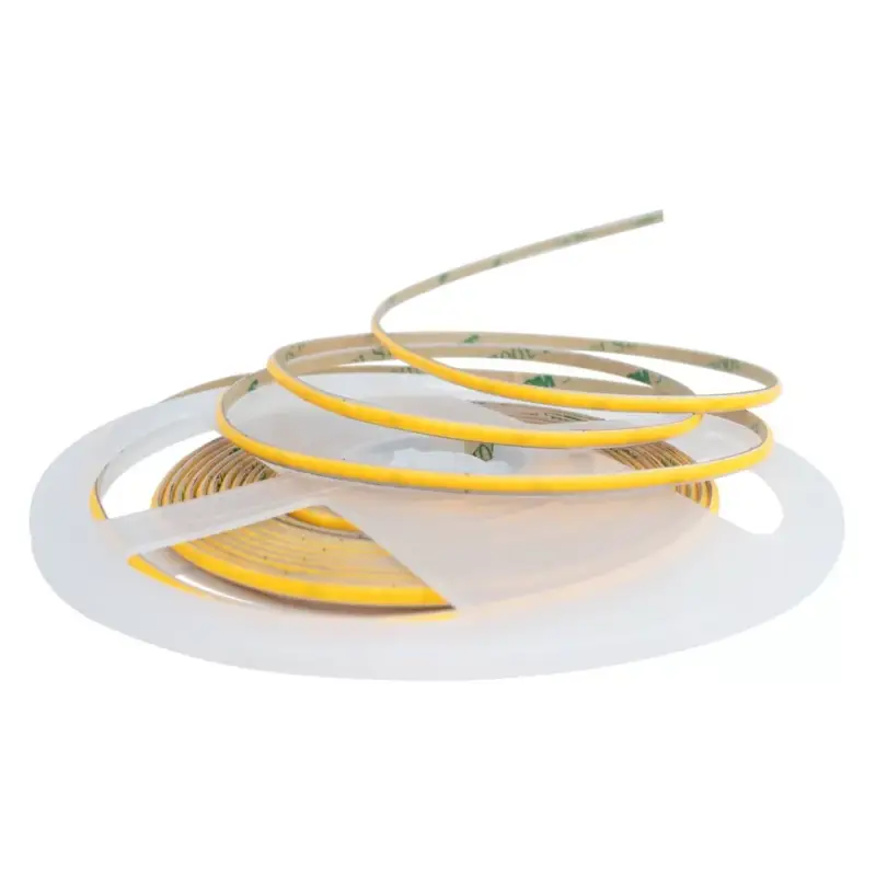 Gyors kiszállítás LED szalag cob slim 3mm 24v 7w 384LED/m, 3000K, meleg fehér, dimmelhető, 700 lm, Optonica, 4962