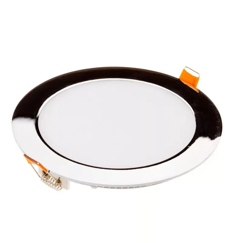 Végkiárusítás LED mini panel vékony, süllyesztett, 18w, 6400K, hideg fehér, 1500lm, 120°, króm, CRI>80, V-TAC, 6348