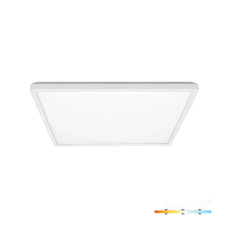 Biztonságos fizetés Mennyezeti lámpa LED NIVERA SQUARE 18W 3CCT IP54 fehér Kobi Prémium, 1800lm, CRI≥80, KOBI-004096