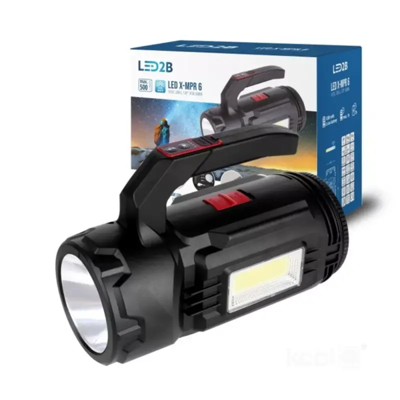 X-MPR 6 LED zseblámpa 6000K LED2B, hideg fehér, CRI≥70, 5V, KOBI-004132 Prémium