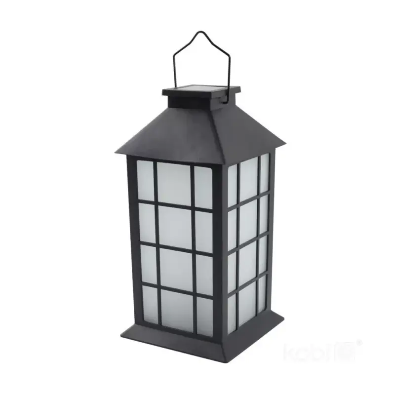 Legkelendőbb Napelemes kerti lámpa LED CANDELIO MILKY 1600K IP44 fekete LED2B, 0,06W, meleg fehér, CRI≥70, KOBI-004500