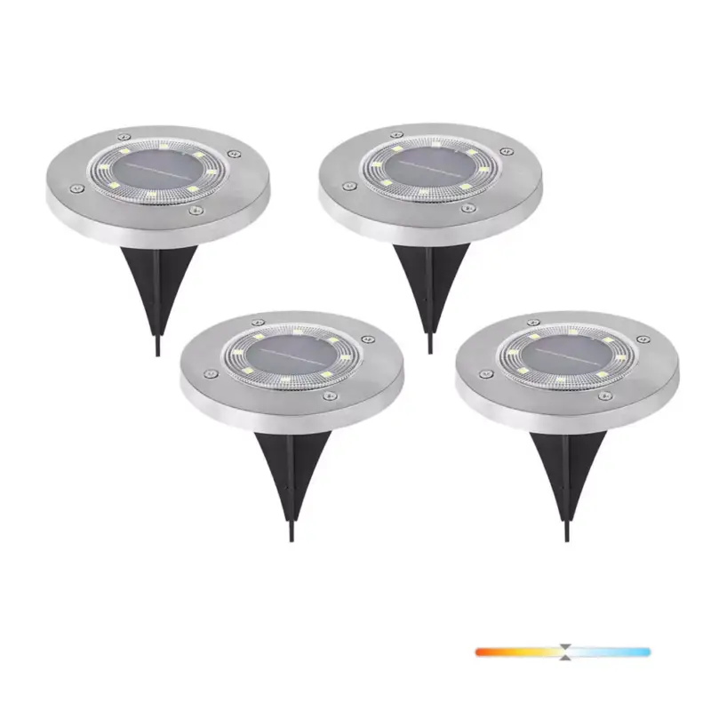 Szezonális akció Napelemes kerti lámpa LED CLAVO G2 4000K IP44 4 db-os LED2B csomag, 0,1W, természetes fehér, CRI≥70, KOBI-004508