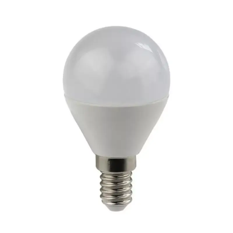 Biztonságos vásárlás LED izzó kisgömb G45 7W Ε14 3000K 175-250V, meleg fehér, 630lm, Eurolamp, 737894