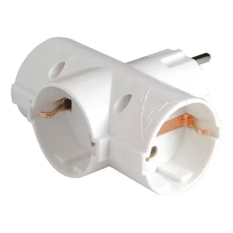 Földelt hálózati 3-as T-dugaljzat 16A 220-240V, Eurolamp, 190685 Legjobb ár