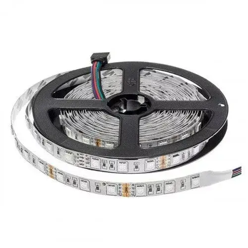 LED szalag 5050 RGB 12V 10W/M 3OZ (Hátsó réteg Cu+AI)+MB Chip Expressz szállítás