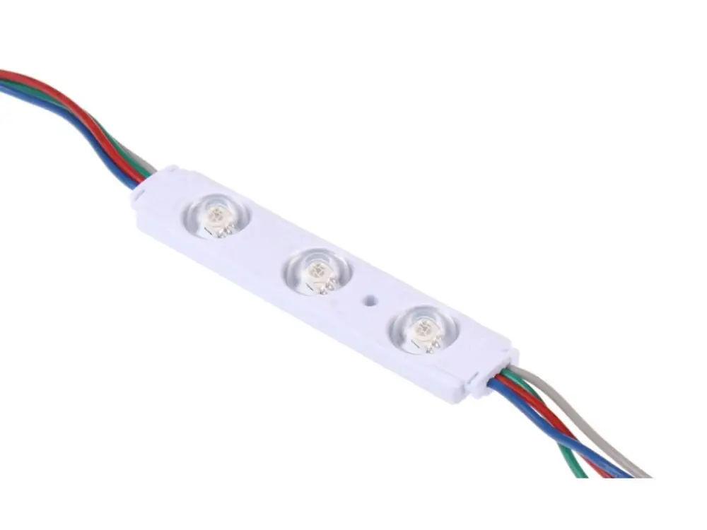 Újdonság RGB LED-modul, 0.65W, védelemmel