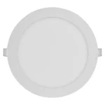 Biztonságos vásárlás Fehér süllyeszthető LED-panel, gömbölyű, 225mm, 18W, Premium