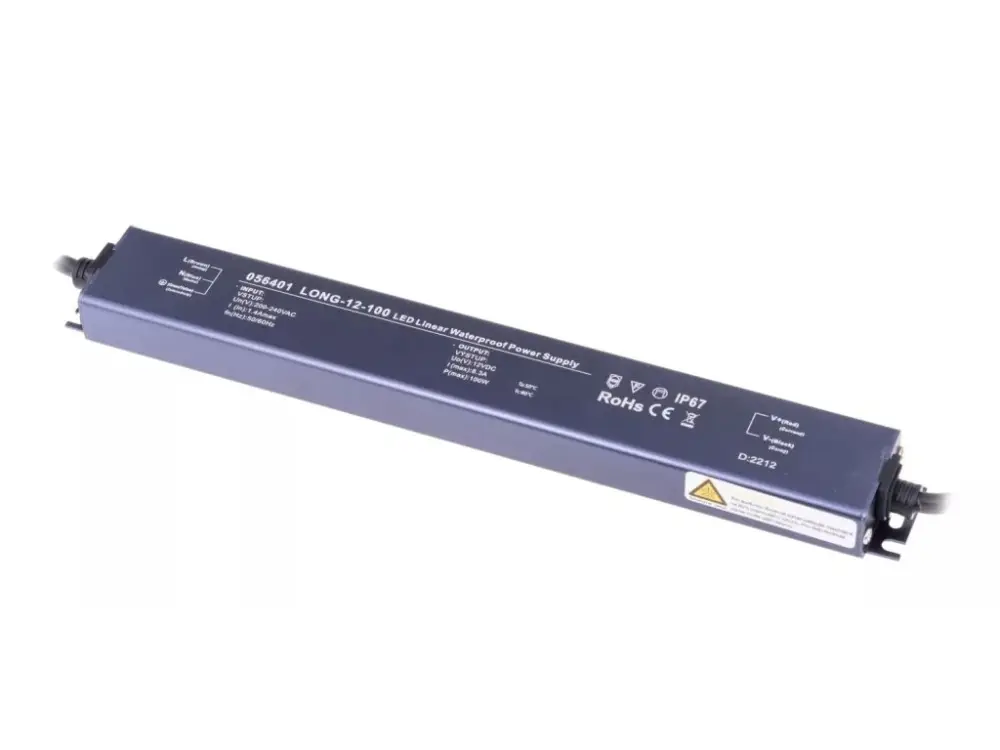 LED tápegység (trafó), LONG, 12V, 100W, IP67 Árengedmény