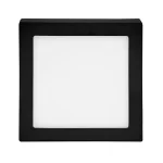 Fekete rögzíthető LED-panel, szögletes, 220 x 220mm, 18W Szuper ajánlat
