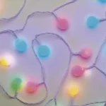 Biztonságos vásárlás LED fényfüzér, cseresznye - golyók 2.5cm, 4m, többszínű, időzítő