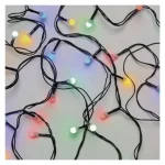 LED karácsonyi fényfüzér, cseresznye - golyók, 8m, többszínű, program Biztonságos fizetés