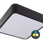 Nézd meg most Fekete mennyezeti LED-lámpa, négyzet, 300x300mm, 24W, CCT