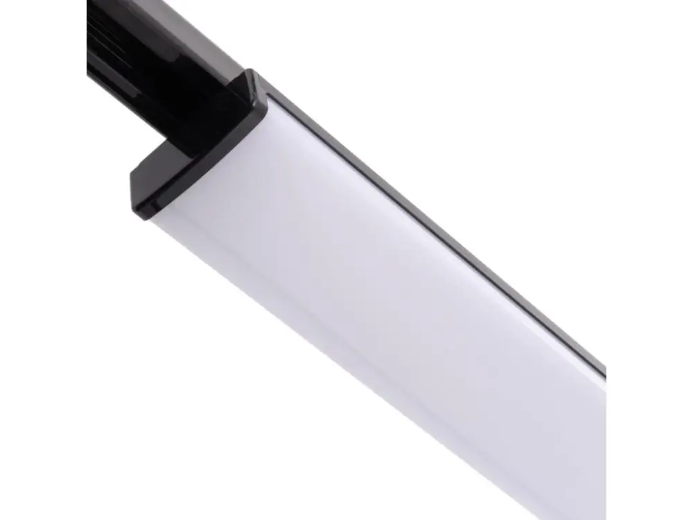 Fekete LED sín lámpa 150cm 42-61W 120° 3F Újdonság