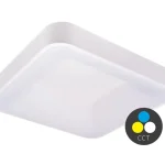 Nézd meg most Fehér mennyezeti LED-lámpa, négyzet, 500x500mm, 32W, CCT