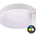 Ne maradj le SMART TUYA Fehér LED mennyezeti lámpa kerek 480mm 48W CCT távirányítóval