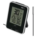 Legkelendőbb Fekete háztartási digitális hőmérő E0121 huzalszondával