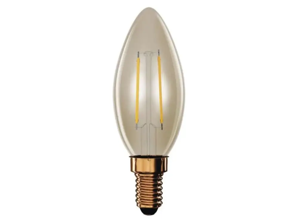Árengedmény LED izzó gyertya Filament 2,5W E14