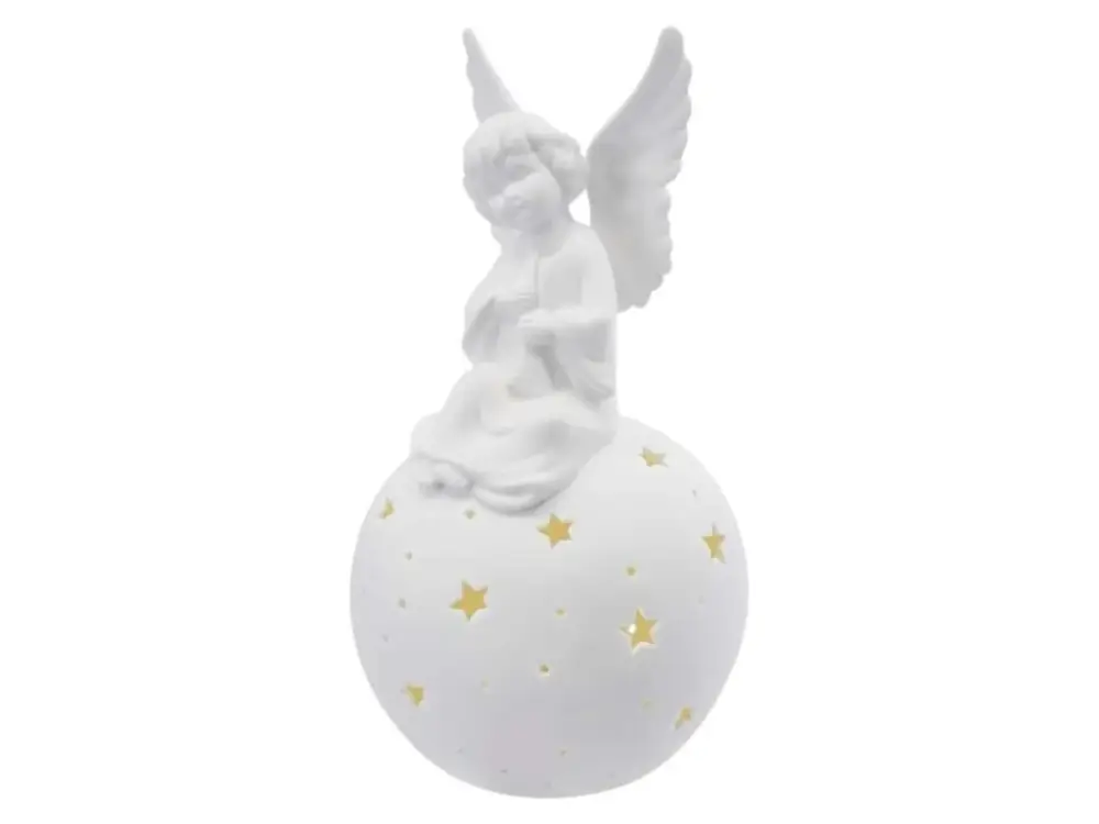 Vásárlói kedvenc LED kerámia angyal 29cm