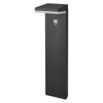 Fekete kerti napelemes LED lámpa mozgásérzékelővel Verea 4,4W IP44 50cm Legnépszerűbb