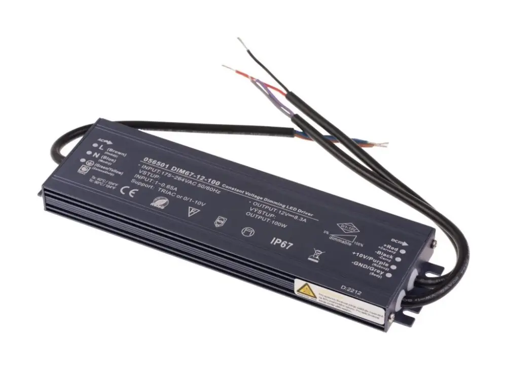 Kedvezményes ár Dimmelhető LED tápegység (trafó) 12V 100W IP67