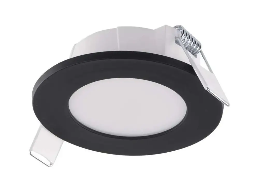 Szuper ajánlat Fekete süllyesztett LED lámpa LORI 85mm 4,5W IP65 CCT
