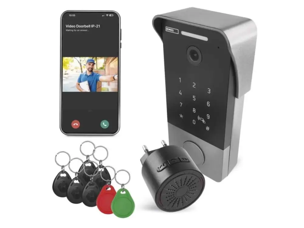 GoSmart otthoni videó kaputelefon IP-21PoE ajtózárral és WiFi-vel Akciós ár
