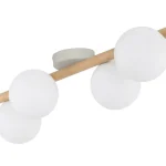 Fa dekoros mennyezeti lámpa Estera Wood 4x G9 izzóhoz Szuper ajánlat