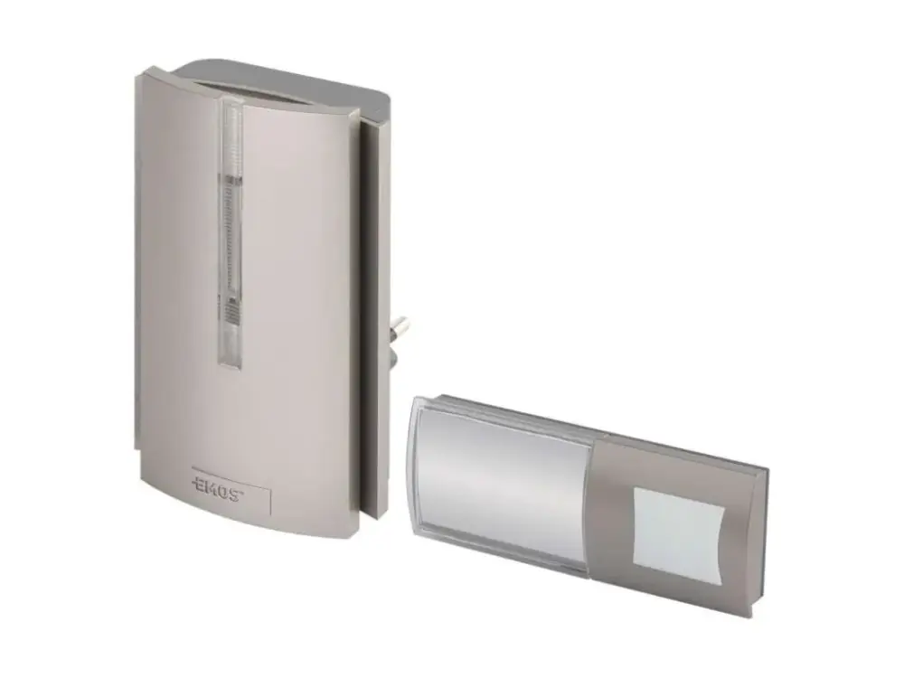 Ezüst vezeték nélküli kapucsengő P5760N konnektorba dugható USB-vel és jelismétlővel Nézd meg most