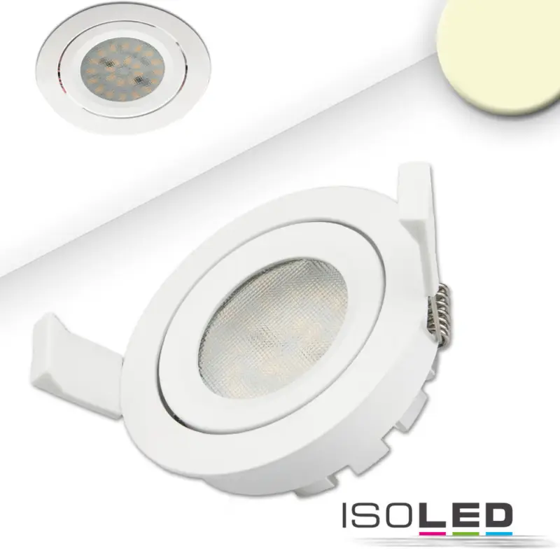 LED süllyesztett szpotlámpa, fehér, SMD, 8W, 120°, meleg fehér, dimmelheto Olcsó