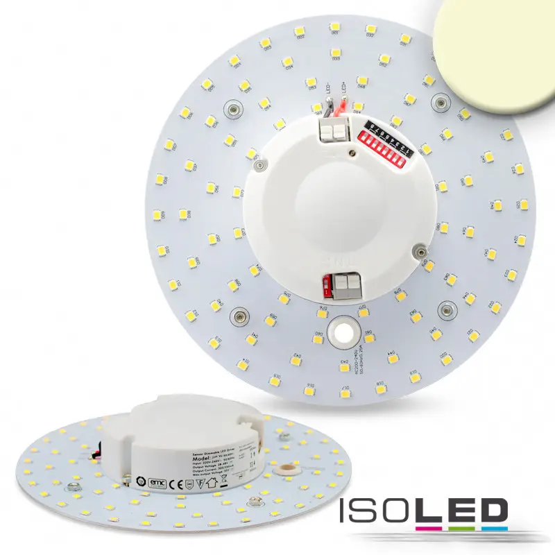 LED átszerelo áramköri lap, 160 mm, 14W, meleg fehér, mágnessel és HF mozgásérzékelovel Ajánlat