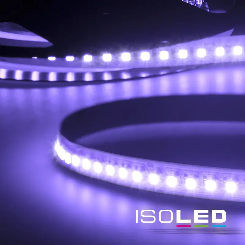 Legkelendőbb LED HEQ HighPower RGB flexibilis szalag, 24V, 28,8W, IP20, 120 LED/m
