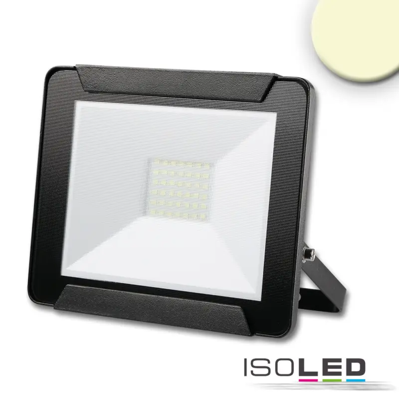 LED fényveto 30 W, meleg fehér, fekete, IP65 Kihagyhatatlan ajánlat