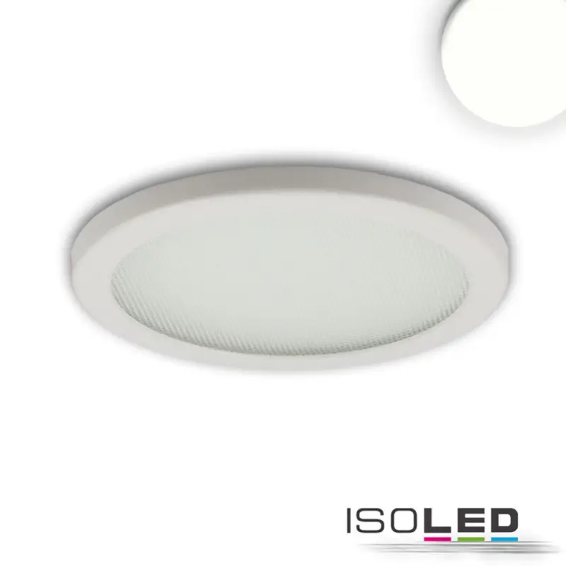 Rendeld meg most LED mélysugárzó Flex 8W, prizma, 120°, lyukkivágás 50-100mm, semleges fehér