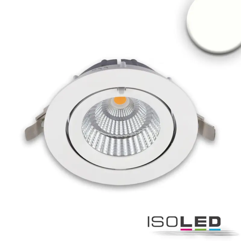 Legkelendőbb LED mélysugárzó üzletekbe Sphere, 35 W, kifordítható, fehér, semleges fehér