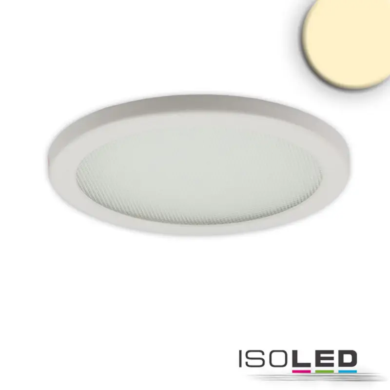 Exkluzív ajánlat LED mélysugárzó Flex 8W, prizmás, 120°, lyukkivágás 50-100mm , meleg fehér, dimmelheto